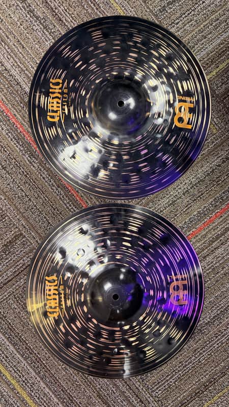 Meinl 14" Classics Custom Dark Hi-Hat (Top & Bottom Pair) image 1