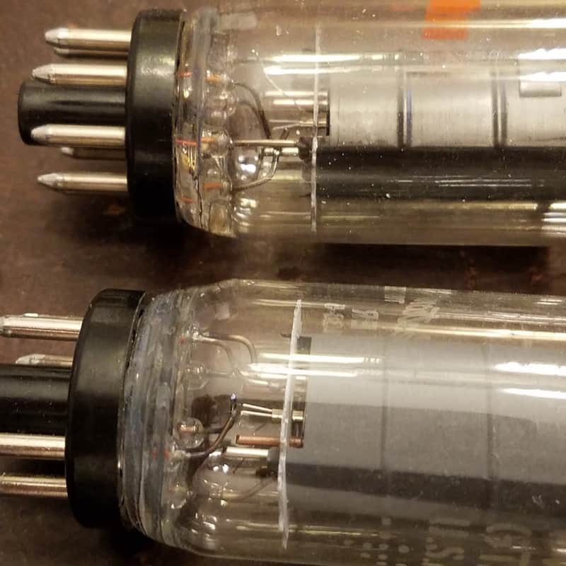 G.E ONE (1) 6V6GTA Beam Power AT1000 TESTED Vacuum Tube coin 6V6 Audio 1964-1972 image 1