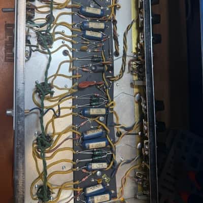 Fender Dual Showman 2-Channel 85-Watt Guitar Amp Head 1965 - Black Panel image 13