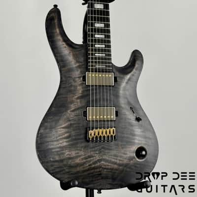 Mayones Regius Core 7 7-String Electric Guitar w/ Case - Antique Black Matt image 3