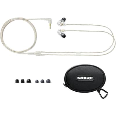 Shure SE215 Professional Sound Isolating In-Ear Monitors- Clear image 3