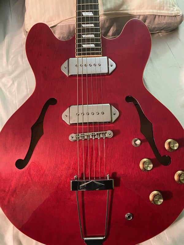 Epiphone Casino Custom Shop Limited Edition Cherry Red image 1