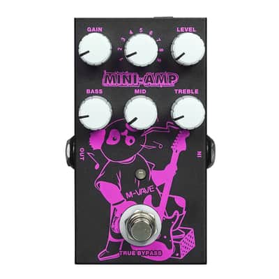 M-vave MINI-AMP Pre-amp Simulation Effect Pedal 9 Classic Amp Effects,price include the import duty for US buyer image 1