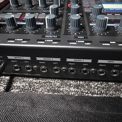 Access Virus TI Desktop Digital Synthesizer 2005 - Black W/ CUSTOM amp Cover, all accessories (OG Rack ears!) Original box, extra set of Chroma Caps Knobs image 10