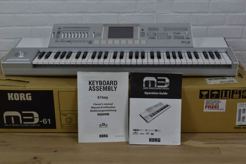Korg M3 61 expanded synth keyboard near MINT in original box | Reverb