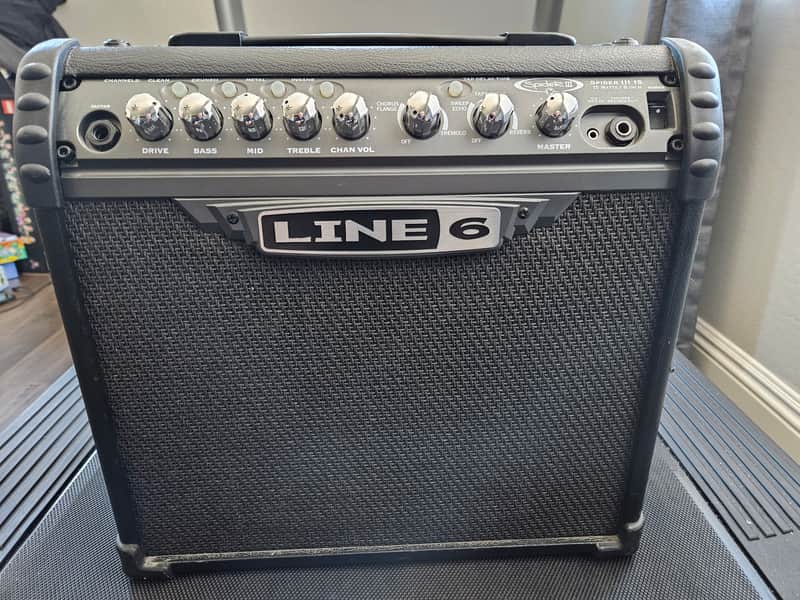 Line 6 Spider III 15 15-Watt 1x8" Digital Modeling Guitar Practice Amp 2006 - 2009 - Black image 1