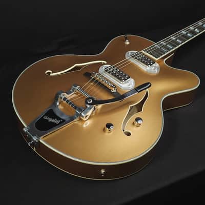 Eastman T58-GD Archtop w/Bigsby and GigBag Gold image 1