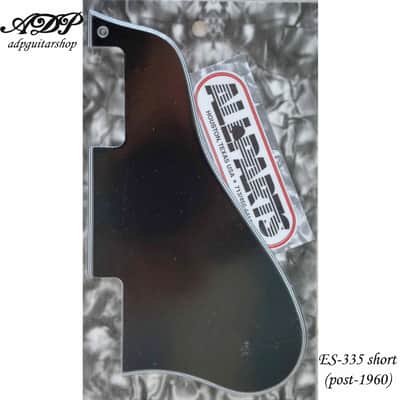 Plaque Pickguard style Gibson ES-335-45-55 Short Black 5ply Humbucker PG0818-037 image 5
