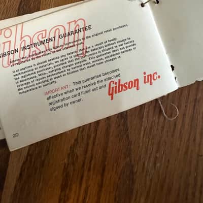 1976 Gibson Hummingbird Custom Owner’s Manual 1970's image 11