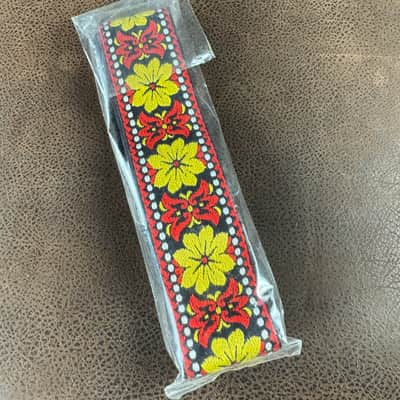 NOS Ace Style Strap Yellow and Red - 1970s image 2
