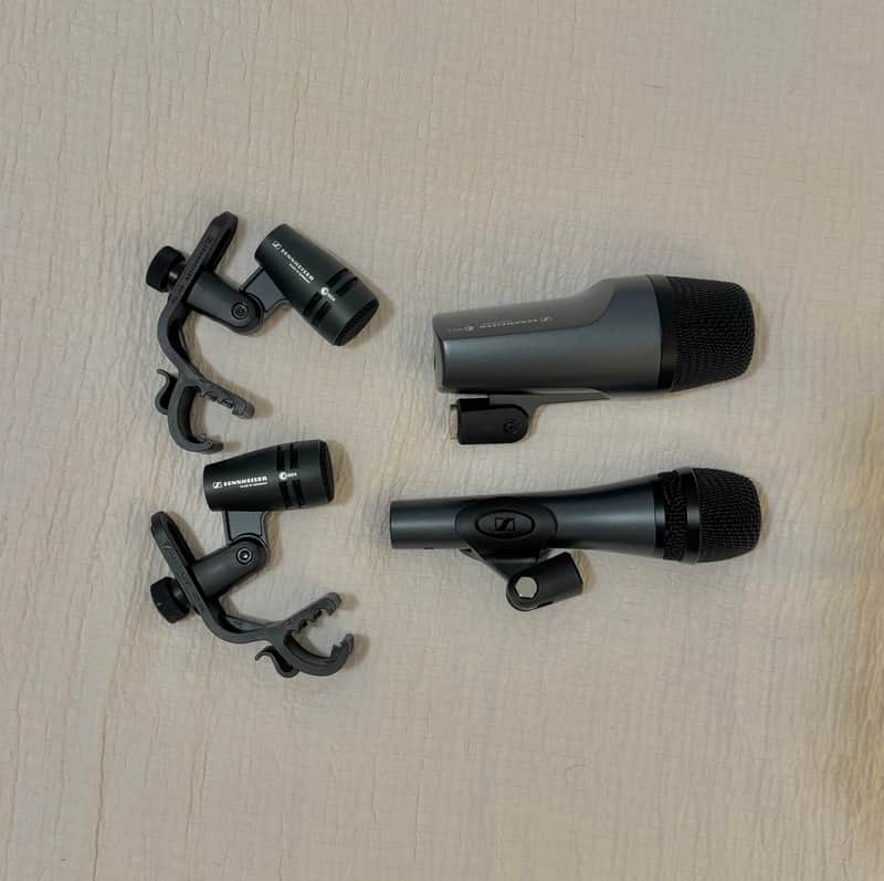Sennheiser e600 4-Pack Dynamic Microphone (e604, e602-II, e835) image 1