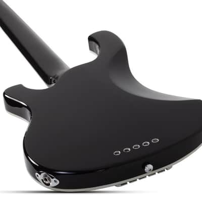 Schecter DIAMOND SERIES Stargazer-5 Gloss Black 5-String Electric Bass Guitar image 5