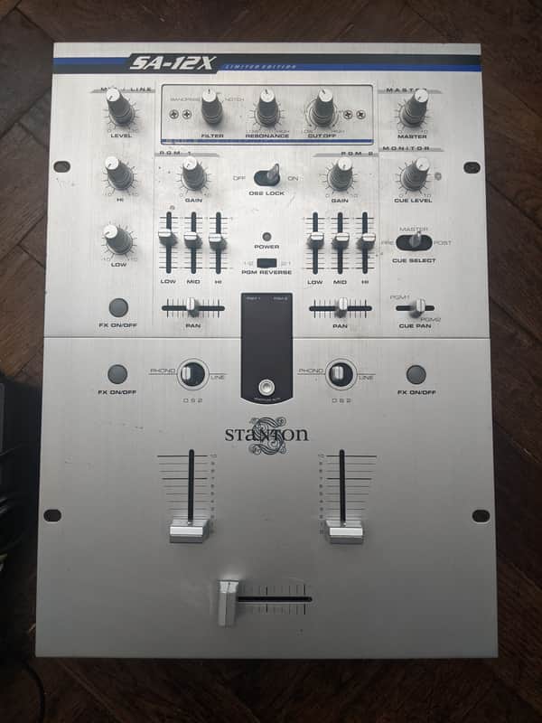 Stanton SA-12X Mixer Silver | Reverb