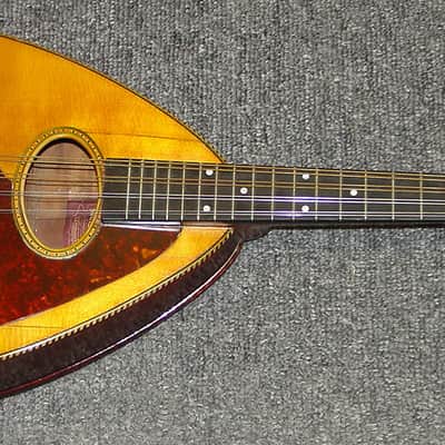 Vintage Weymann & Son Mandolute Curved-Back Mandolin Flame Maple - USA image 1