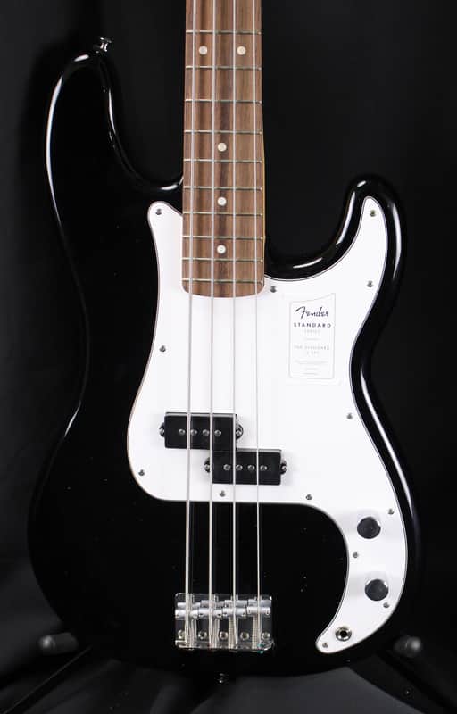 2025 Fender Standard Precision Bass Electric Bass Guitar Black 8lbs 2oz image 1