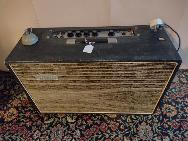 Vintage 60s SELMER VANGUARD 1x12 amp 1960s Mullard Brimar tubes image 1
