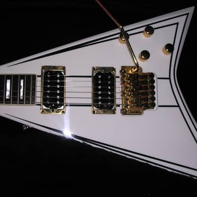 Jackson Randy Rhoads 1992 - White with Black Pinstripes image 5