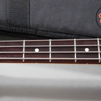 2007 Fender Japan MIJ Aerodyne Jazz Bass AJB Vintage White Matching Headstock image 4