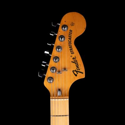 Vintage 1974 Fender Stratocaster Maple Fingerboard Olympic White With OHSC image 9