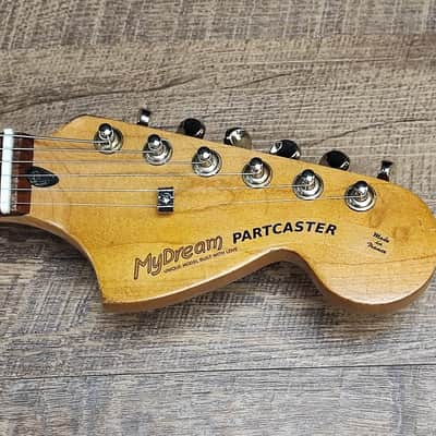 MyDream Partcaster Custom Built - Swamp Ash Tobacco Burst SRV image 4