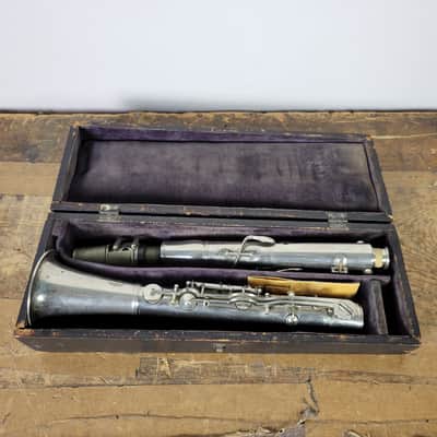 1895 C.G. Conn Double Wall Wonder Clarinet nickel - First year of production image 16