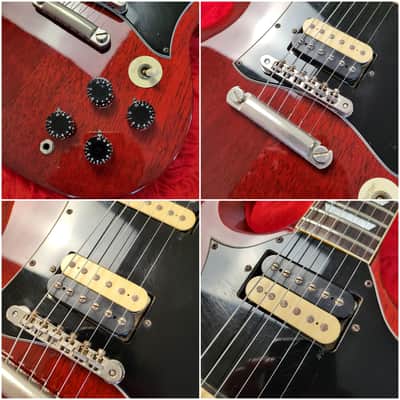 Super Rare 1982 Burny SG-75 AY Angus Young from AC/DC Artist Model - SG Standard - Cherry Red - Made in Japan by Kasuga (Navigator & Heerby) MIJ image 4