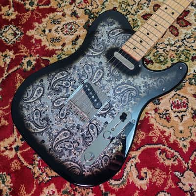 *NEW IN BOX* 2025 Fender Japan Limited Edition Telecaster Black Paisley, JD25 MIJ image 6
