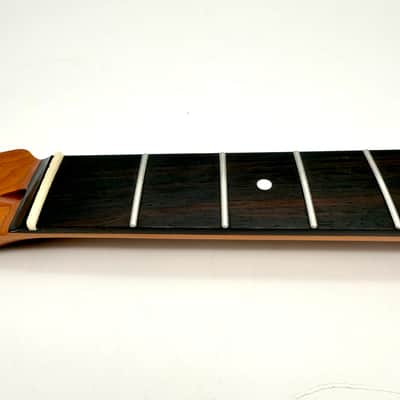 HooDoo Telecaster Neck Roasted Maple/Rosewood Lefty Nitro New htn6448 image 8