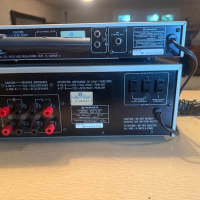 Vintage Pioneer A-8 Amplifier + T7 Tuner Gold Champagne Fresh Service! 90WPC🎶🔥 image 11
