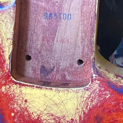 KNE Hardtail Superstrat Body - Custom "Predator" Thermal Image image 2