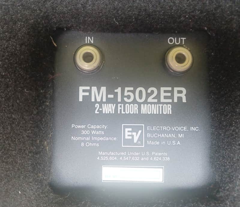 Electro-Voice FM-1502ER | Reverb