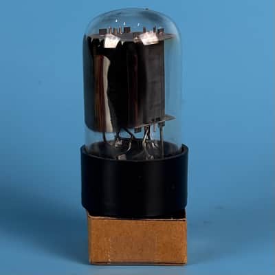 1960s General Electric 6SN7GT Vintage Grey Plated Vacuum Tube! T589 image 4