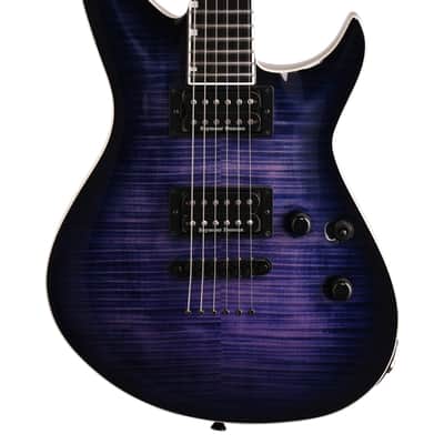 E-II Horizon-III FM Electric Guitar Reindeer Blue image 3