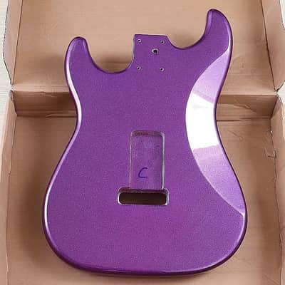 Metallic Purple Strat Style Guitar Solid Body image 4
