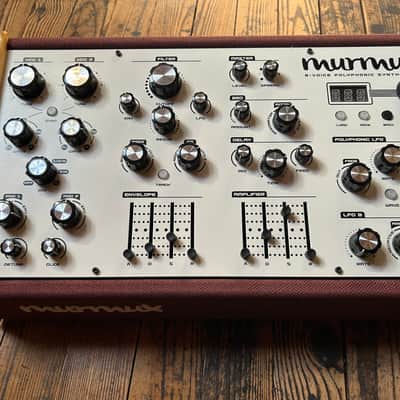 Dreadbox Murmux Adept Edition 8-Voice Polyphonic Synthesizer 2024 - Present - White with Wood Sides image 3