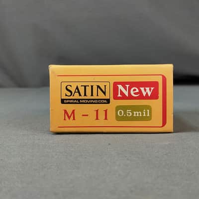 SATIN M-11 Stereo moving coil Cartridge W/ Box From Japan image 7