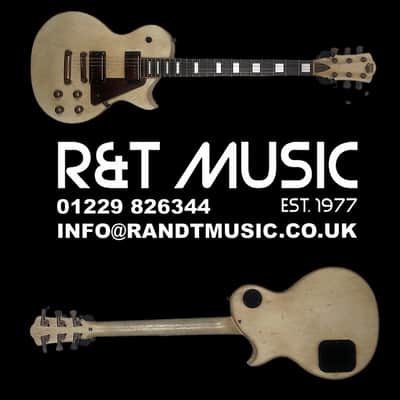 AXL Badwater 1216 Les Paul in Distressed Natural image 8