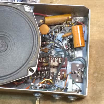 Silvertone 3070 R2R Power Amp Section w/ tubes and speaker 1954 image 11