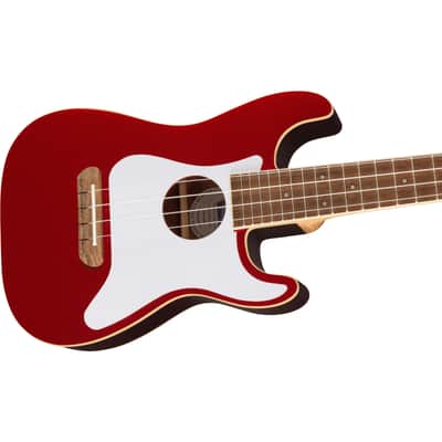 Fender Fullerton Strat Uke Candy Apple Red - Concert Ukulele image 4