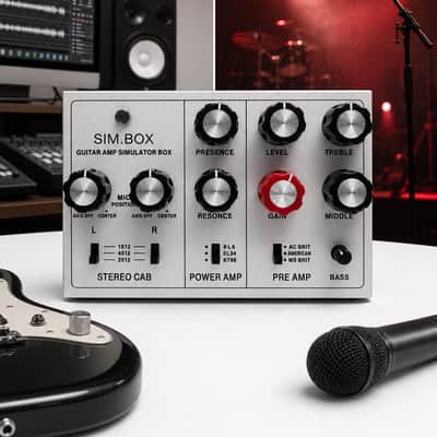 Leeky Guitar Amp Simulator Box Cabinet Simulator DI Box Pedal, Price include the import duty to US buyer