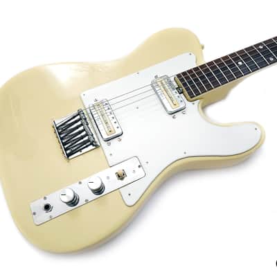 Hofner 175 II Tele e-guitar from 1972 in aged white (Restored, Vintage, Höfner) image 5