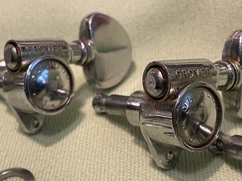 Vintage 1958 1959 Grover Pat Pend tuners for martin d28 gibson Les Paul PAF Burst standard es 355 Flying v 175 SG image 1