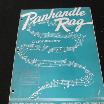Peer International Corp. Panhandle Rag 1949 Sheet Music Rare image 1