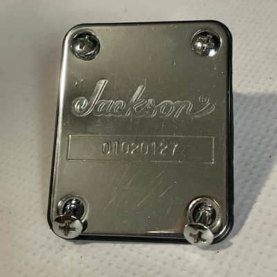 2000's Jackson Warrior WXT & Dinky Guitar Factory Chrome Neckplate & Screws image 2