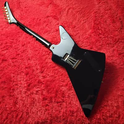 Rare Fernandes EX-85L Left Handed 1984 - Black - Explorer - Lightning Bolt Inlays - Set Neck - Made In Japan MIJ image 12