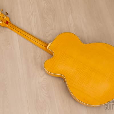2003 Epiphone Elitist Byrdland Archtop, Near-Mint w/ Open Book Headstock, USA Pickups, Case & Tags, Japan Terada image 15