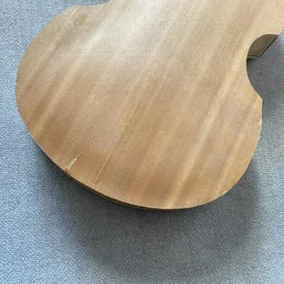 Unfinished Semi Hollow Violin Bass Body DIY Project image 3