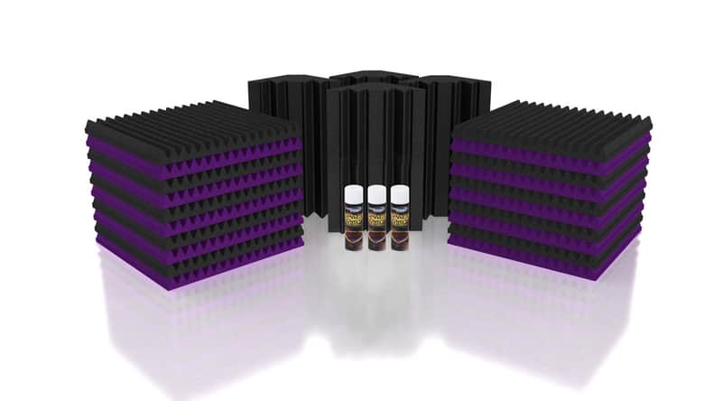 2024 Universal Acoustics Mercury-3 Room Kit, Charcoal/Purple C...