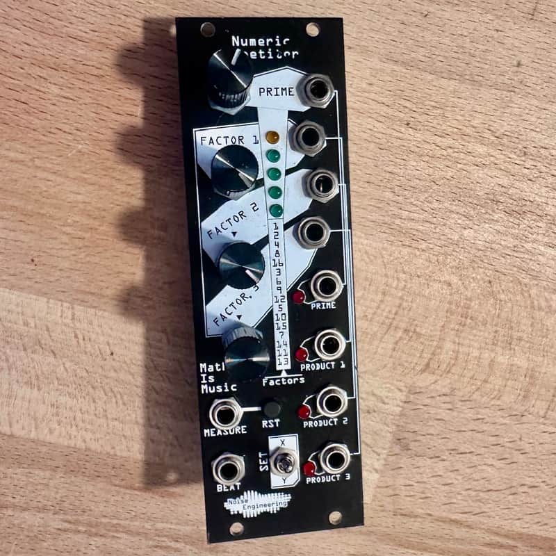 Noise Engineering Numeric Repetitor Eurorack module black image 1