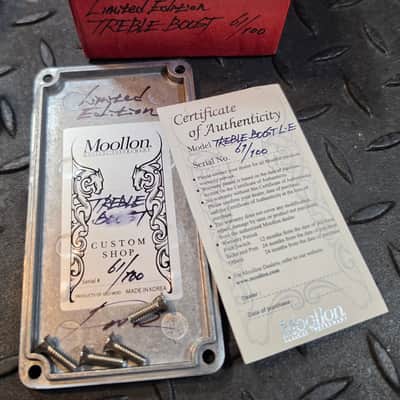 Moollon Treble Booster TB-32 OC44 Limited Edition Custom Shop #61/100 Boost Ltd Ed Arbiter Rangemaster Variant image 9